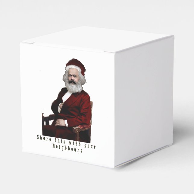 SantaKarl MarXmas Favor Boxes (Front Side)