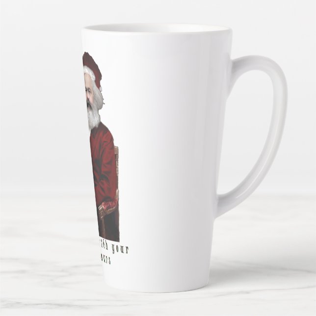 SantaKarl MarXmas Latte Mug (Right)
