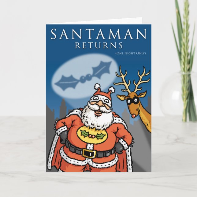 Santaman Christmas Card (Front)
