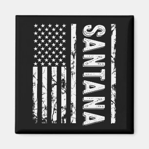 Santana Last Name Funny Surname Team Santana Famil Magnet