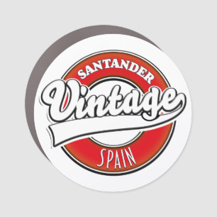 Santander Spain vintage style logo Car Magnet