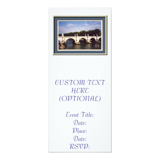 Sant'Angelo Bridge in Rome, Italy Card
