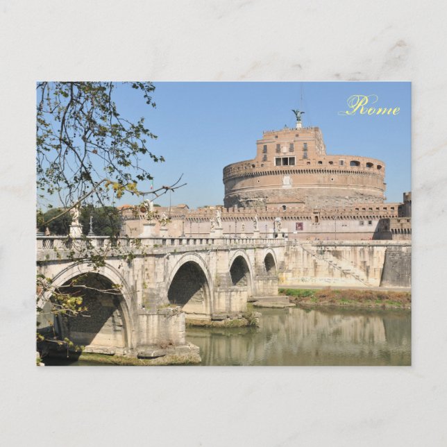 Sant'Angelo Castle in Rome, Italy Postcard (Front)
