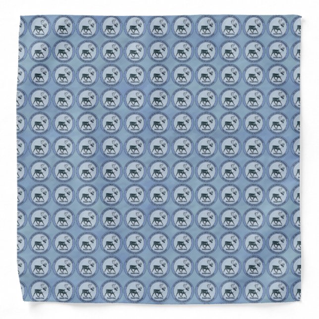 Santa's 1st Polar Airlift Sqdn - Subdued Bandana (Front)