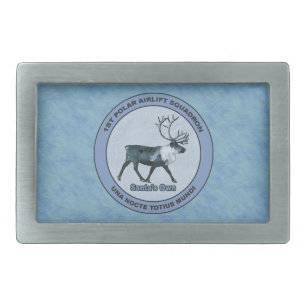 Santa's 1st Polar Airlift Sqdn - Subdued Belt Buckle
