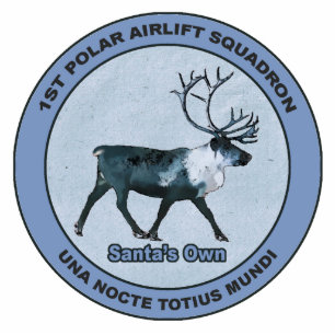 Santa's 1st Polar Airlift Sqdn - Subdued Cutout