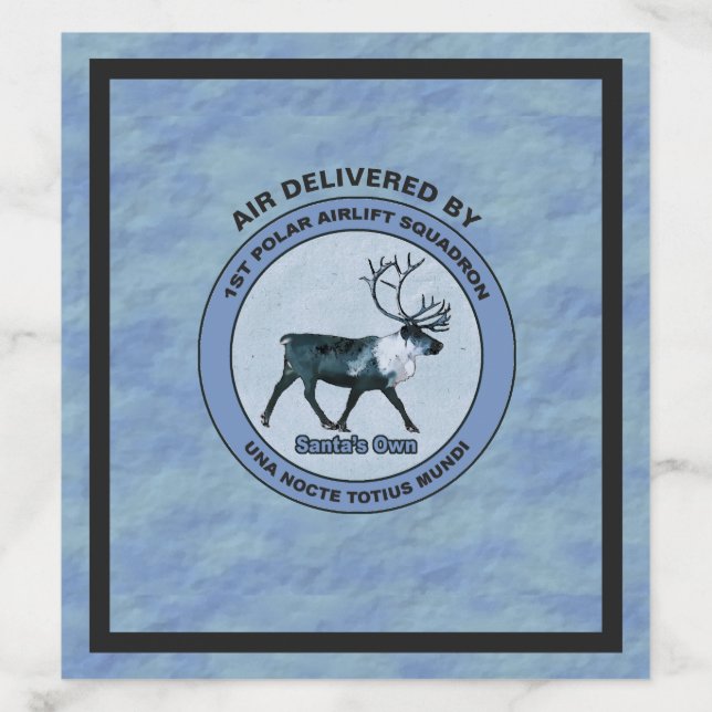 Santa's 1st Polar Airlift Sqdn - Subdued Envelope Liner (Design)