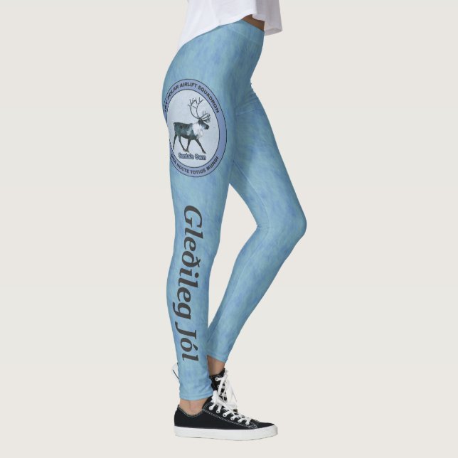 Santa's 1st Polar Airlift Sqdn - Subdued Leggings (Right)