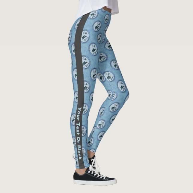Santa's 1st Polar Airlift Sqdn - Subdued Leggings (Right)