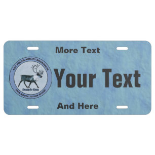Santa's 1st Polar Airlift Sqdn - Subdued License Plate