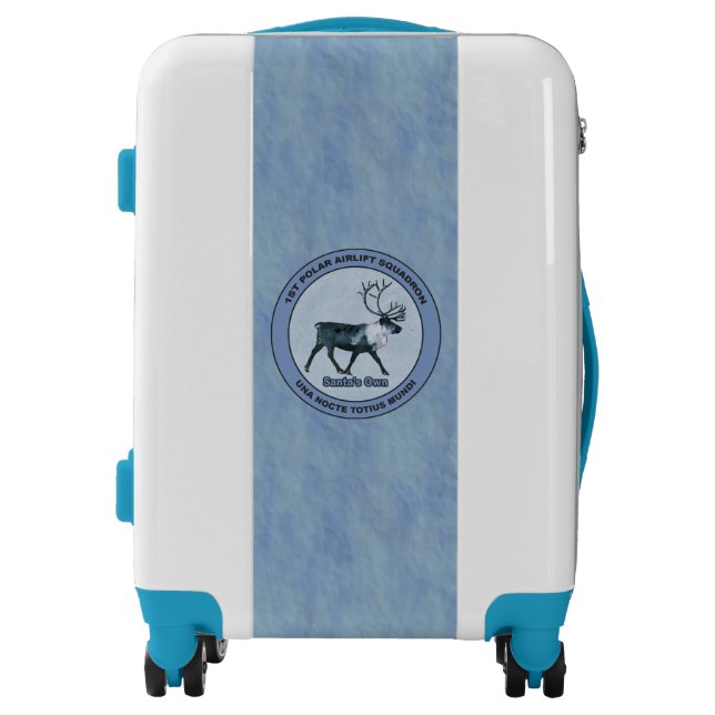 Santa's 1st Polar Airlift Sqdn - Subdued Luggage (Front)