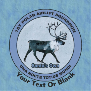 Santa's 1st Polar Airlift Sqdn - Subdued Statuette