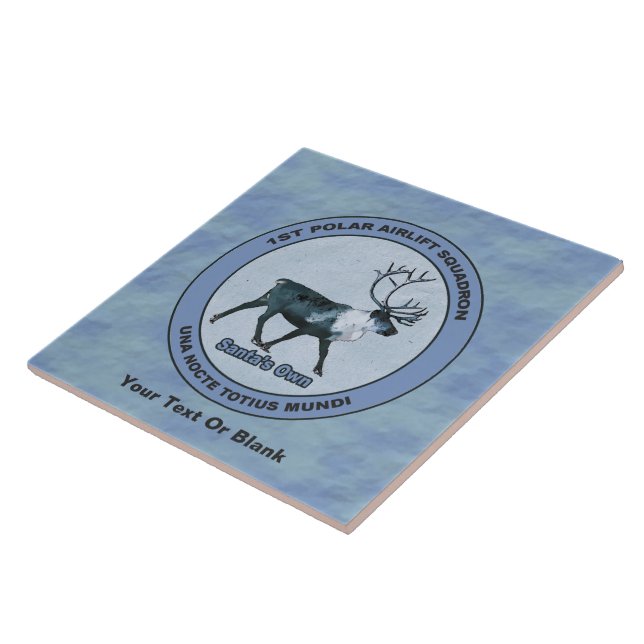 Santa's 1st Polar Airlift Sqdn - Subdued Tile (Side)