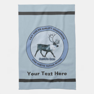 Santa's 1st Polar Airlift Sqdn - Subdued Towel