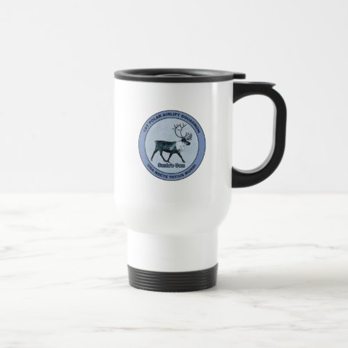 Santas 1st Polar Airlift Sqdn _ Subdued Travel Mug