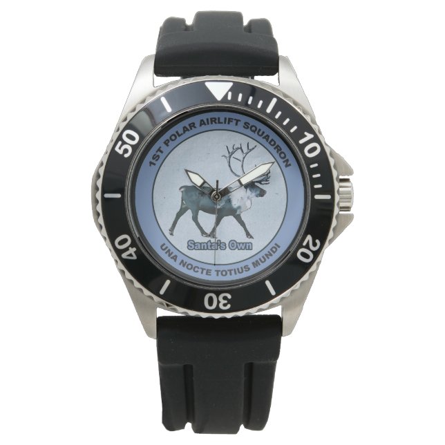 Santa's 1st Polar Airlift Sqdn - Subdued Watch (Front)