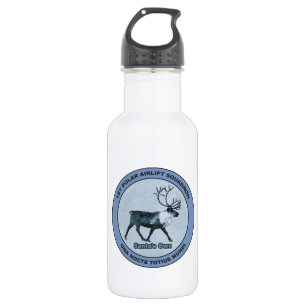 Santa's 1st Polar Airlift Sqdn - Subdued Water Bottle