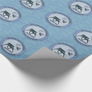 Santa's 1st Polar Airlift Sqdn - Subdued Wrapping Paper