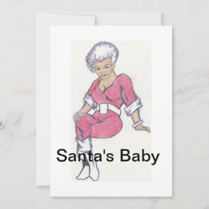 Santa's Baby Holiday Card