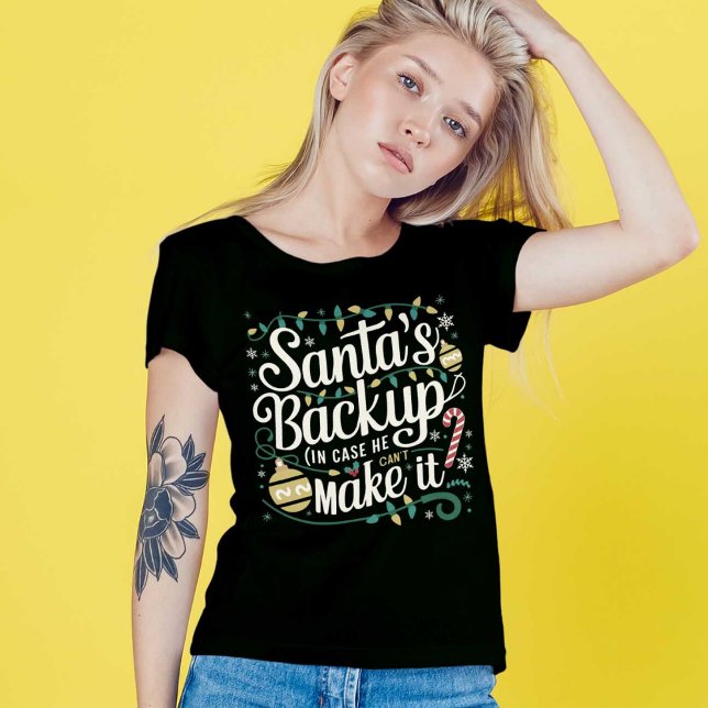 Santa's Backup | Funny Family Christmas Tees (Creator Uploaded)