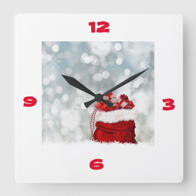 **SANTA'S BAG** CLOCK (Front)
