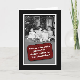 Santa's Beard Christmas Card