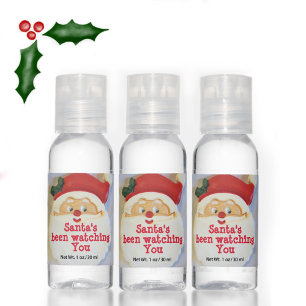 Santa's been watching You Hand Sanitizer