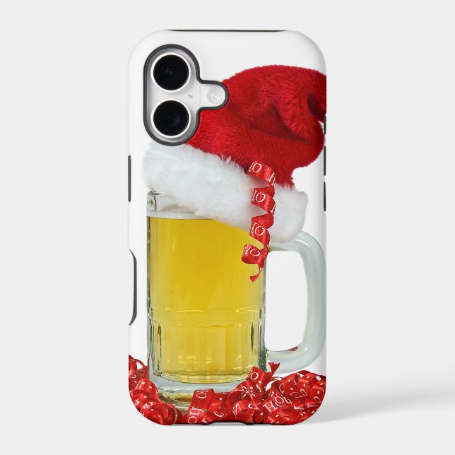 Santa's Beer Iphone Case (Back)
