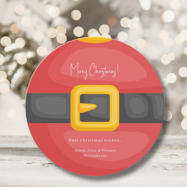 Santa's belly christmas card (Creator Uploaded)