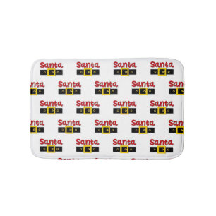 "SANTA'S BELT" BATH MAT