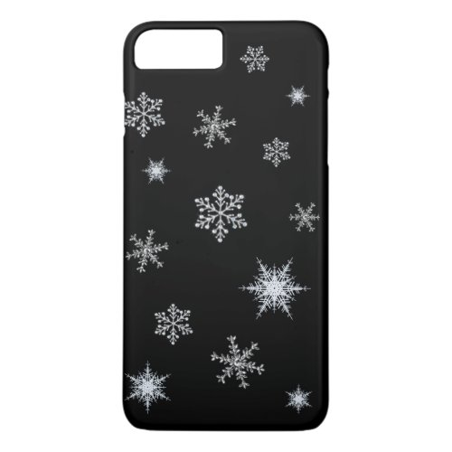 Santas Black iPhone 7 Plus Case