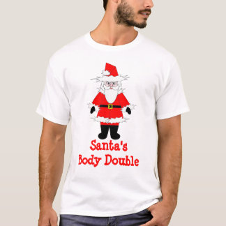 Santa's Body Double Christmas T Shirt