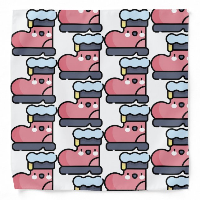 santa's boot bandana (Front)