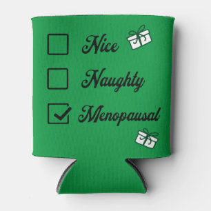 Santa's checklist - nice, naughty, menopausal can cooler