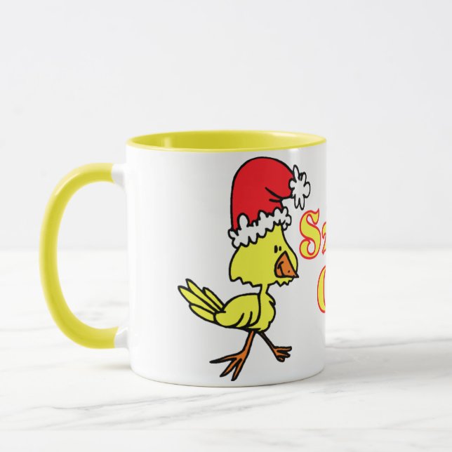 Santas Chick Mug (Left)
