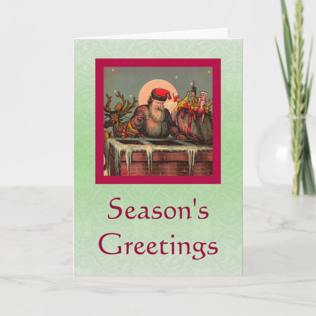 Santa's Chimney card (Front)