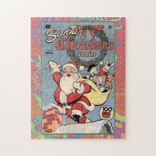 Santas Christmas Comics 1952 Jigsaw Puzzle