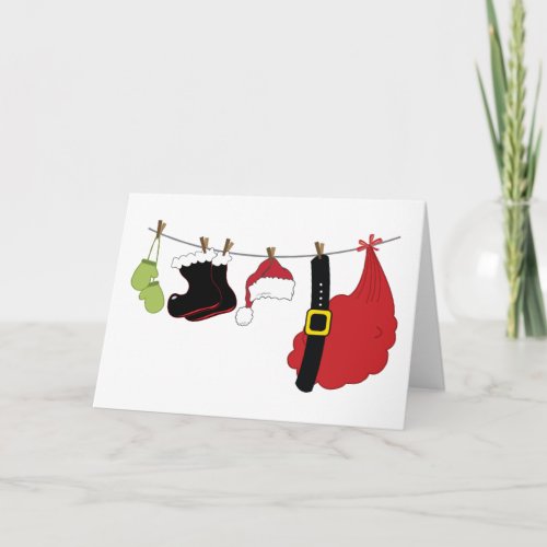 Santas Clothing Card