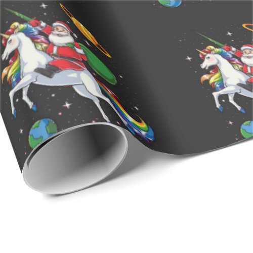 Santas Coming to Town Wrapping Paper