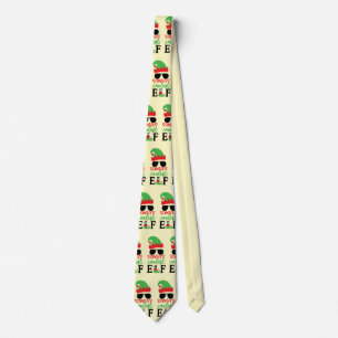 Santa's coolest elf neck tie