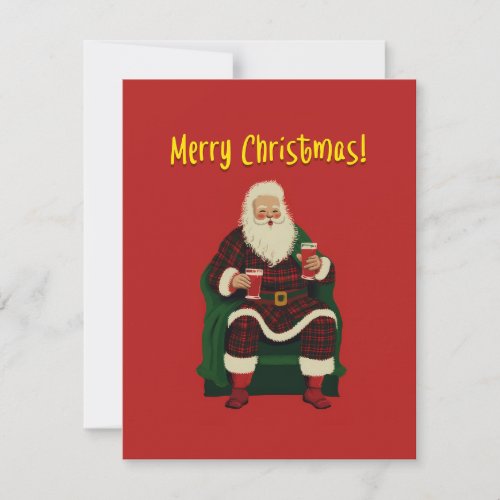 Santas Cozy Cheers Note Card