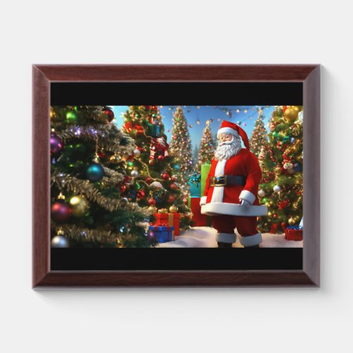 Santas Cozy Christmas Corner Award Plaque