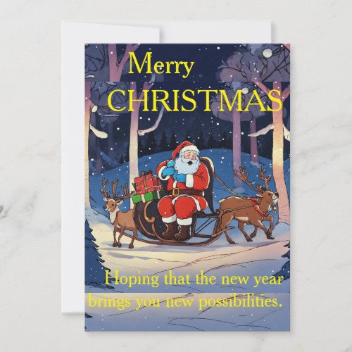  Santas Cozy Christmas CornerChristmas card