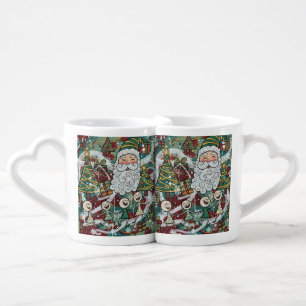 Santa's Cozy Copy Coffee Mug Set