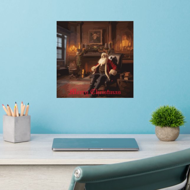 Santa's Cozy Nook Wall Decal (Home Office 2)