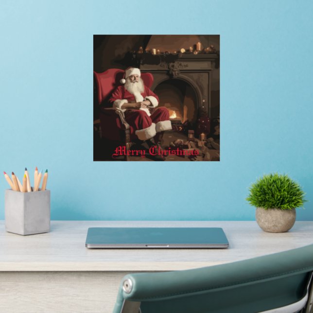 Santa's Cozy Nook Wall Decal (Home Office 2)
