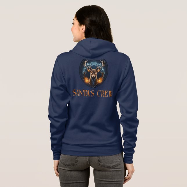 Santa's Crew  Hoodie (Back Full)