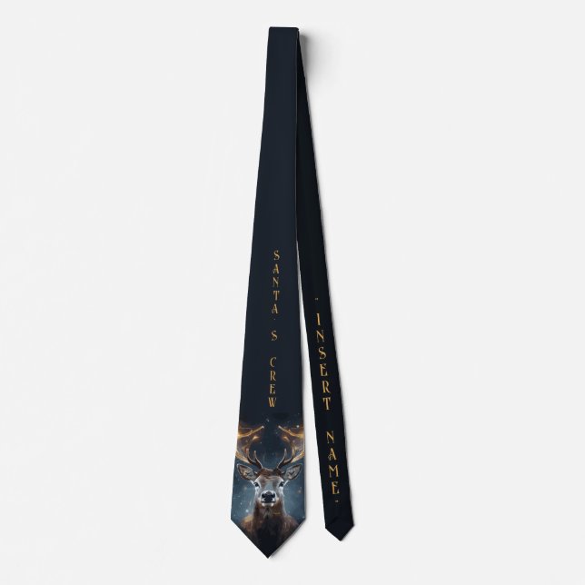 Santa's Crew  Neck Tie (Front)