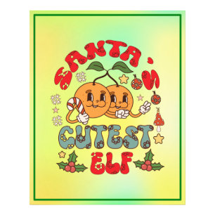 Santa's Cutest Elf Sublimation-80881 Photo Print