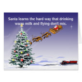 Santa's Driving Card (Front Horizontal)